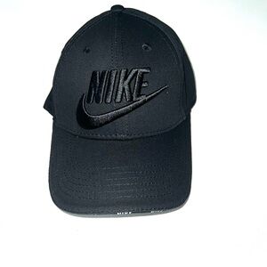 NWOT Nike Black Logo Cap unisex Adjustable OS
